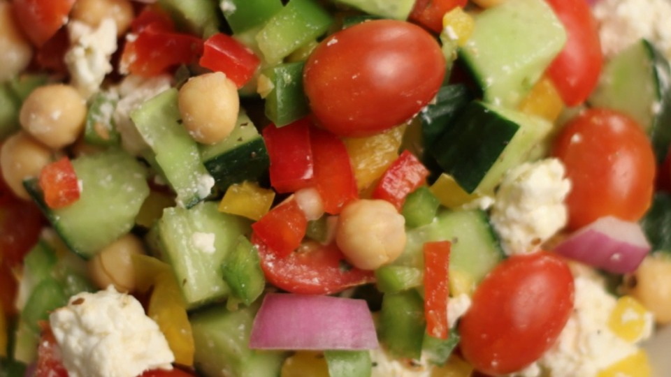 Greek Chop Salad - Real Plans