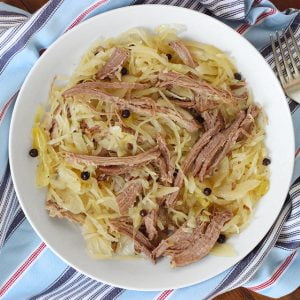 Lucky Pork and Sauerkraut - Real Plans