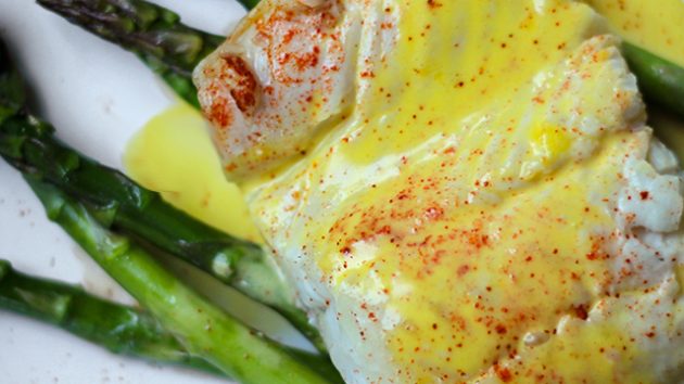 Red Snapper and Asparagus with Hollandaise - Real Plans