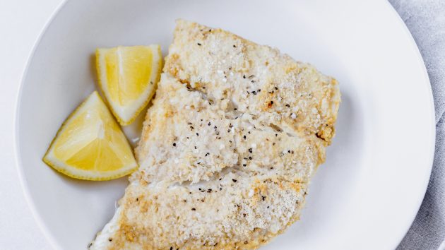 Mustard crusted halibut – horizontal