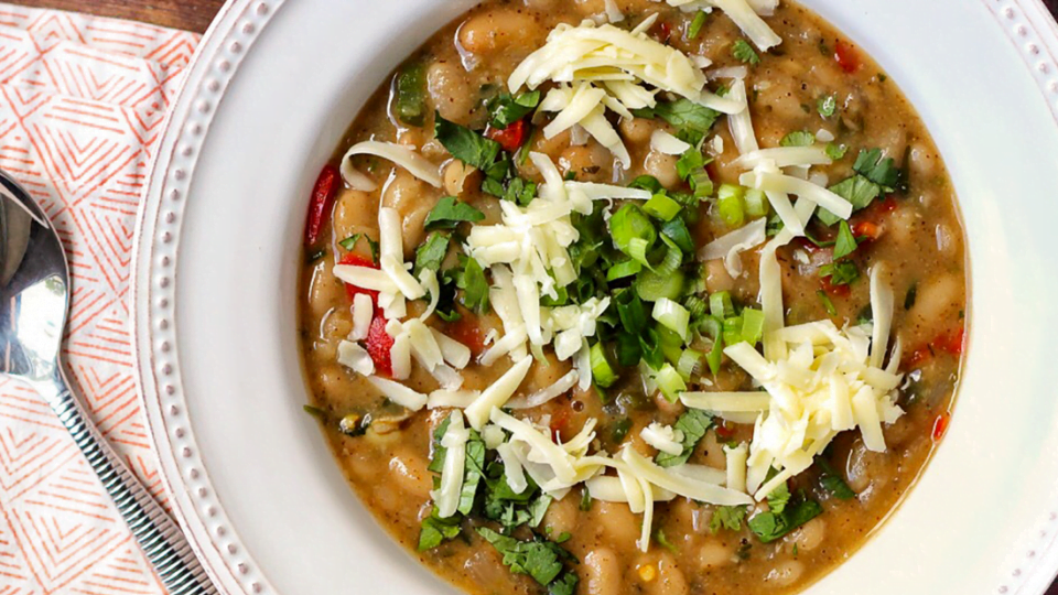Classic Healthy White Bean Chili - Real Plans
