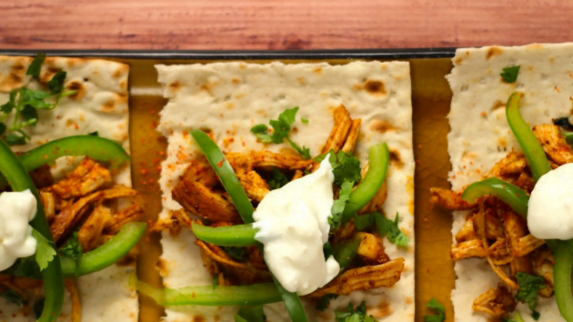 Harissa Spiced Chicken Wraps