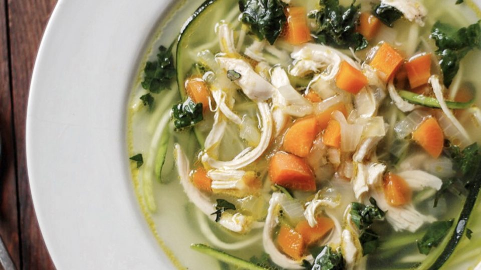 How To Make Chicken Zoodle Soup - Real Plans