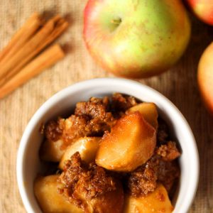 Slow Cooked Caramel Apples - Real Plans