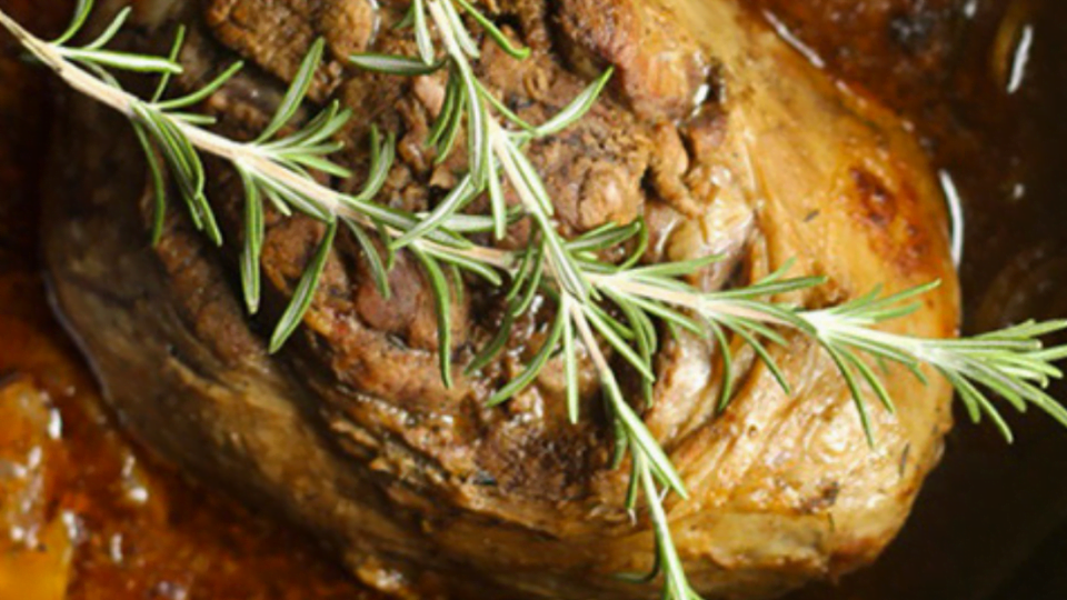 Slow Cooked Greek Lamb Roast - Real Plans