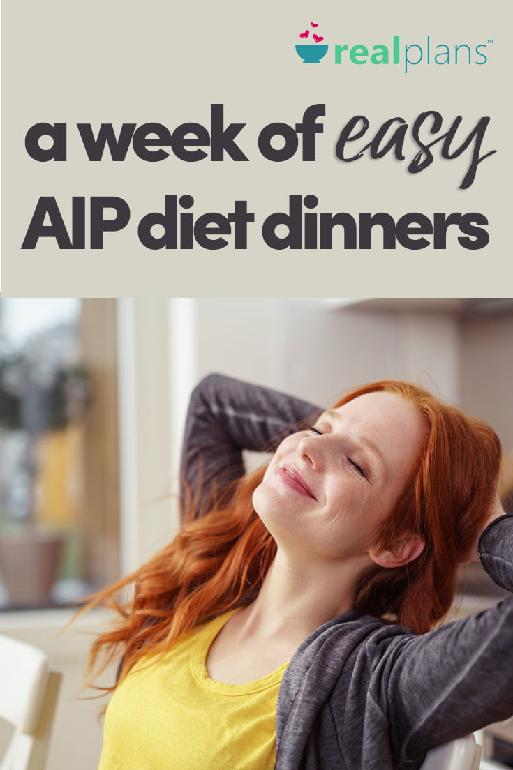 A Week Of Easy AIP Diet Dinners (with a FREE printable AIP meal plan)