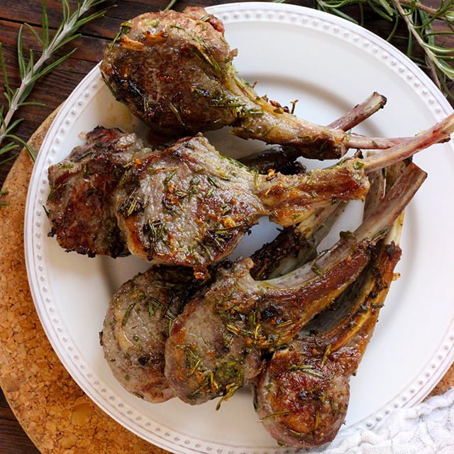 Rosemary Grilled Lamb Chops Recipe | Real Plans