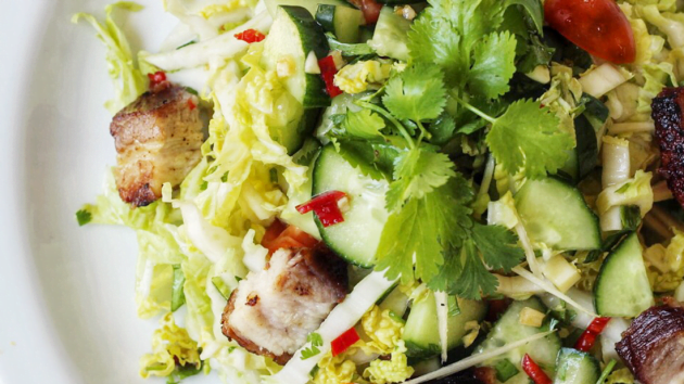 Paleo Thai Crispy Pork Salad Recipe - Real Plans