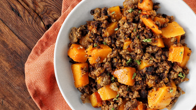 How To Make Spicy Ground Beef Butternut Squash - Real Plans