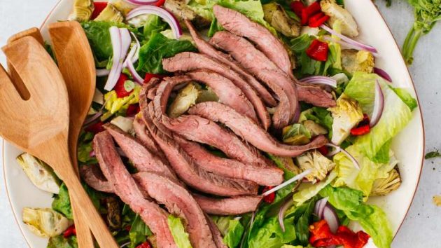 Italian Chop Salad with Steak