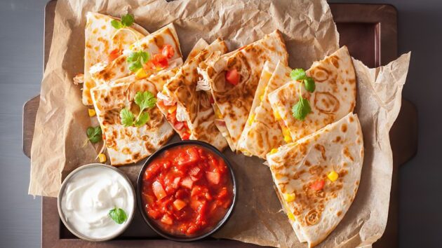 Cheese and Corn Quesadillas