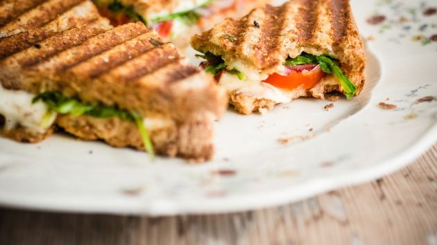 Hummus Grilled Cheese