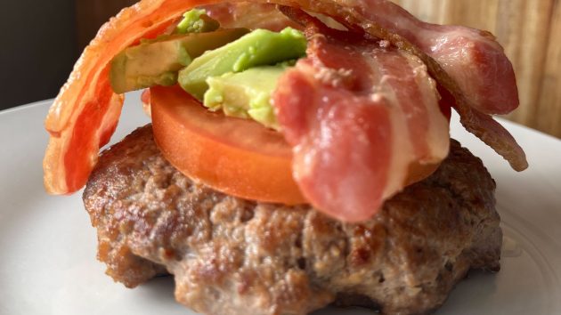 Bacon Burger with Toppings