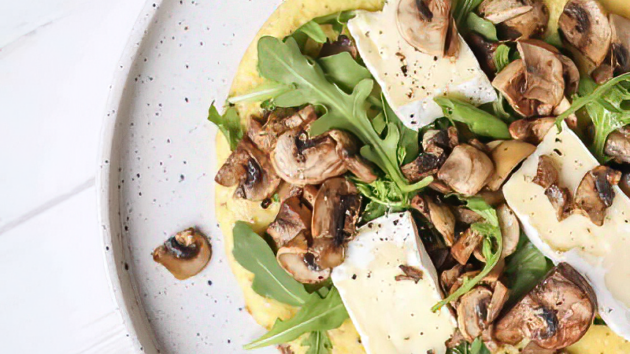 Mushroom and Brie Omelette