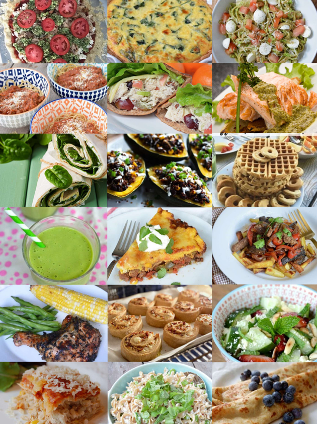 Recipe Montage of 100 Days of Real Food