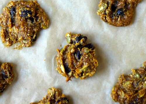 Chewy Pumpkin Breakfast Cookies
