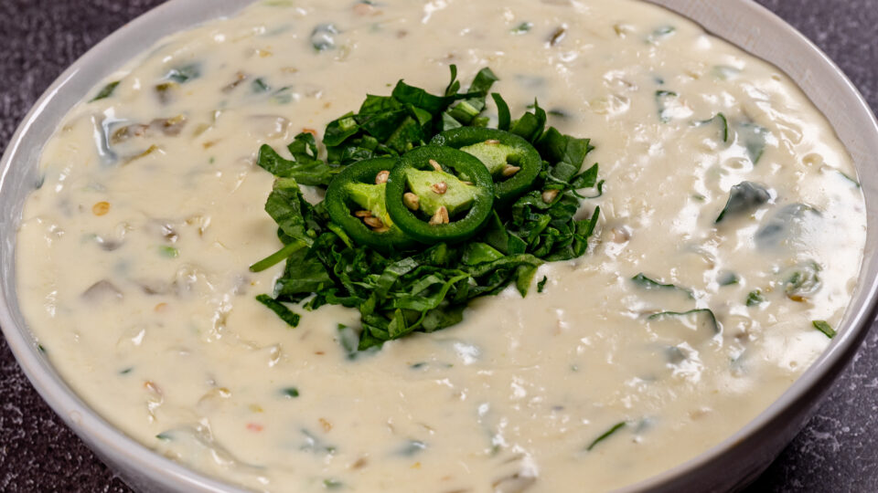 Queso Espinaca